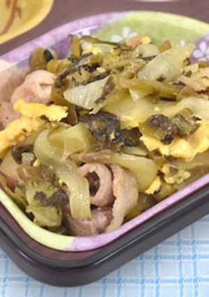 ☆高菜と豚肉の卵炒め☆-レシピのメイン写真