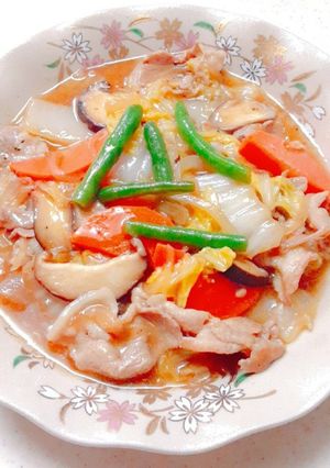 ♪ずぼら八宝菜♪(調味料すべて大さじ1)-レシピのメイン写真