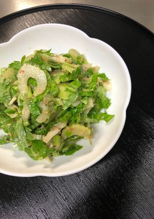 セロリの和物-レシピのメイン写真