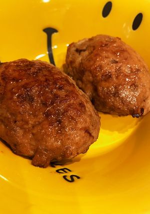 卵、小麦フリー子供の照り焼きハンバーグ-レシピのメイン写真