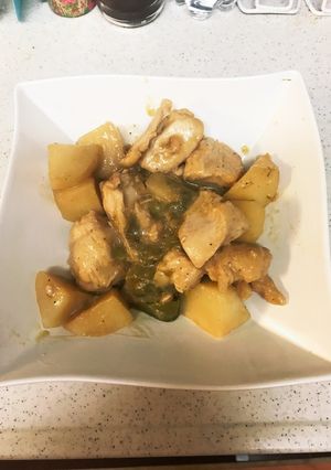 鶏胸肉じゃがいもガーリック醤油炒め-レシピのメイン写真