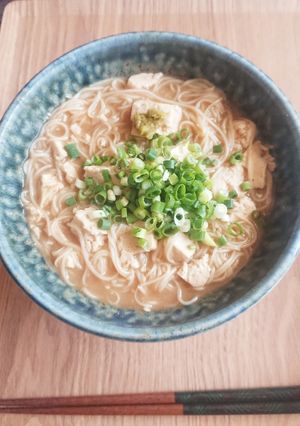 残った味噌汁でにゅうめん-レシピのメイン写真