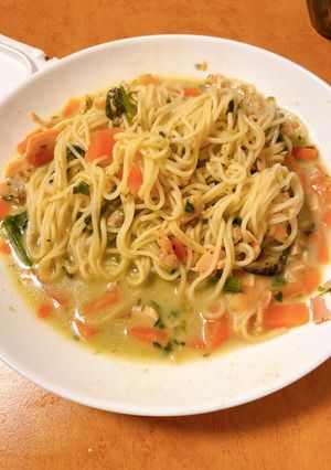 鮭のクリームパスタ-レシピのメイン写真