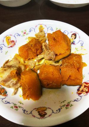 かぼちゃの煮物〜豚バラ入り〜-レシピのメイン写真