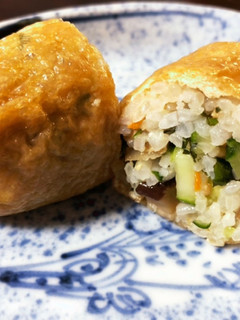 アレンジ稲荷寿司☆カリカリ野菜入り-レシピのメイン写真