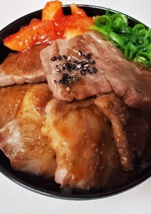 地元の特製タレで小丼ぶり(*◡̈)-レシピのメイン写真