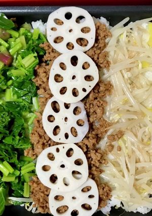こどもと食べる ホットプレートビビンバ-レシピのメイン写真