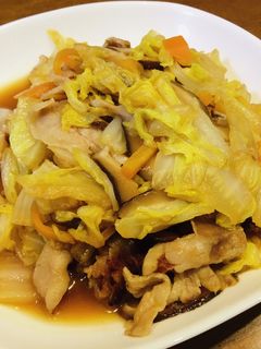 豚バラと白菜のオイスターソース炒め-レシピのメイン写真