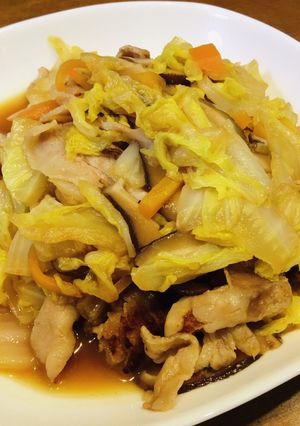 豚バラと白菜のオイスターソース炒め-レシピのメイン写真