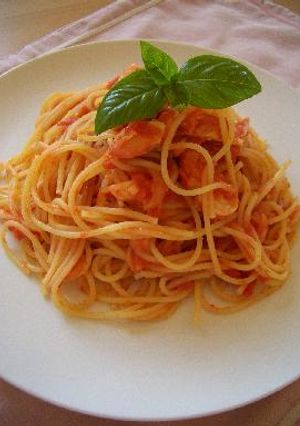 トマト×チキンのパスタ-レシピのメイン写真