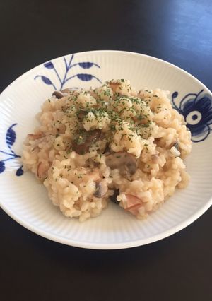 意外と簡単♡チーズ香るきのこリゾット-レシピのメイン写真