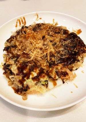 山芋とオートミールのお好み焼き-レシピのメイン写真