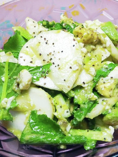 かぶとアボカド豆腐の簡単サラダ-レシピのメイン写真