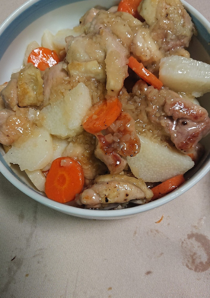 鶏肉と長いもの蒸し焼き-レシピのメイン写真