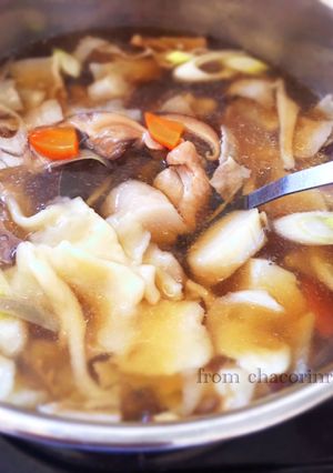 つるんつるんの美味しいすいとん汁♫-レシピのメイン写真