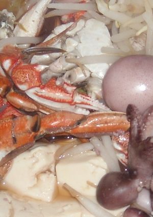 昨日の海鮮鍋-レシピのメイン写真