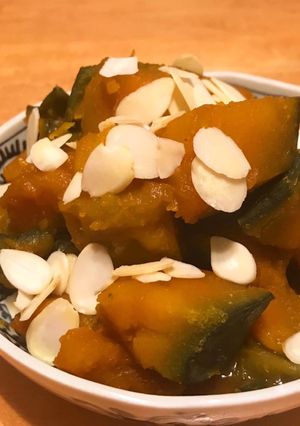 黒糖バターのかぼちゃの煮もの-レシピのメイン写真