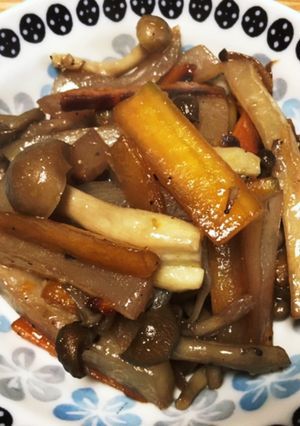 ヤーコンのバター醤油味　洋風キンピラ-レシピのメイン写真