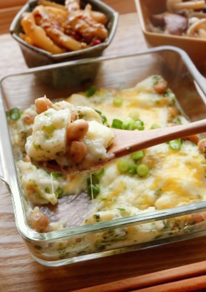 長芋と納豆のチーズ焼き-レシピのメイン写真