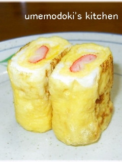 お弁当に☆カニカマ巻き卵焼き-レシピのメイン写真