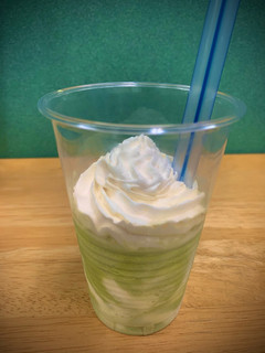 「爽 抹茶フラッペ」抹茶クリームフラッペ-レシピのメイン写真