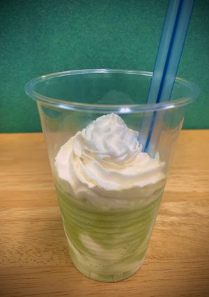 「爽 抹茶フラッペ」抹茶クリームフラッペ-レシピのメイン写真