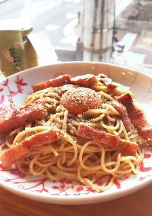 《葱の君》でカルボナーラ-レシピのメイン写真