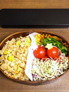 自分弁当・チャーハン②-レシピのメイン写真