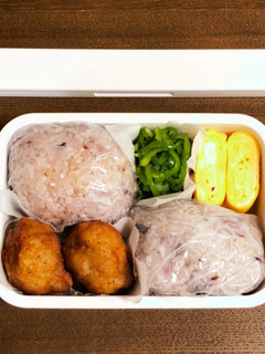 自分弁当・おにぎり⑥-レシピのメイン写真