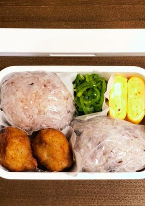 自分弁当・おにぎり⑥-レシピのメイン写真