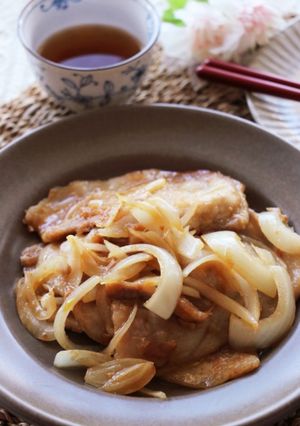豚肉と玉ねぎのかぼす&すだち炒め-レシピのメイン写真
