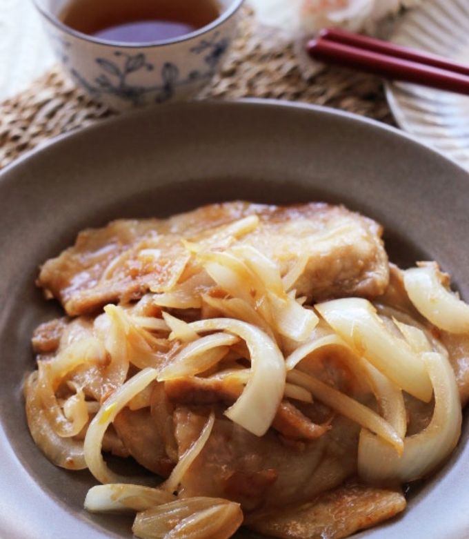 豚肉と玉ねぎのかぼす＆すだち炒め-レシピのメイン写真