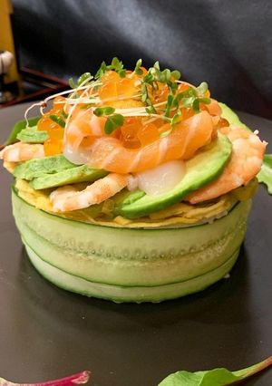おひな祭りは 寿司ケーキ-レシピのメイン写真