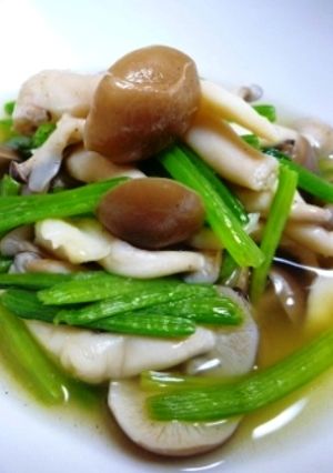 ほうれん草としめじのコンソメ炒め-レシピのメイン写真