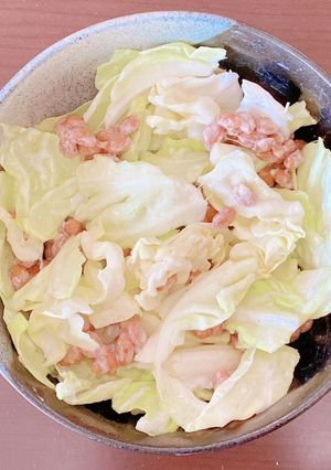 【腸活】キャベツ納豆サラダ-レシピのメイン写真