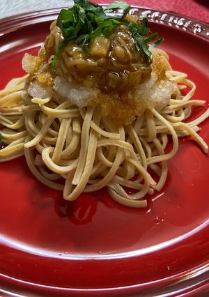 なめたけの和風パスタ-レシピのメイン写真