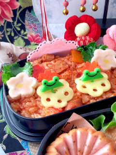 弥生3 トマトピラフ ひな祭り-レシピのメイン写真