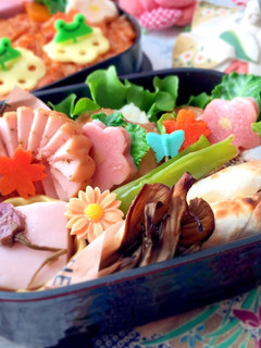 弥生3 ひな祭り弁当 おかずの段-レシピのメイン写真