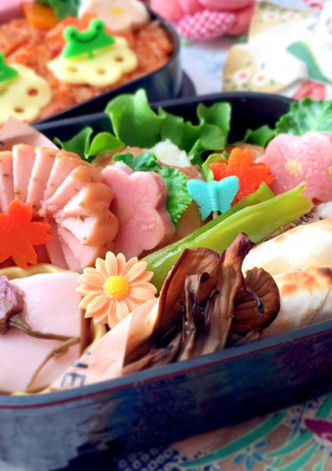 弥生３　ひな祭り弁当　おかずの段-レシピのメイン写真