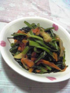 小松菜の炒め物♪-レシピのメイン写真