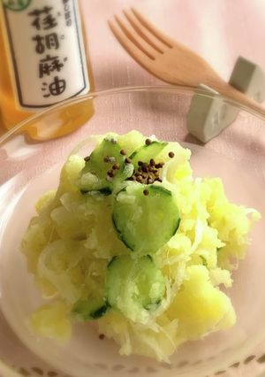 マヨ不使用!血液サラサラ♡春のポテサラ-レシピのメイン写真