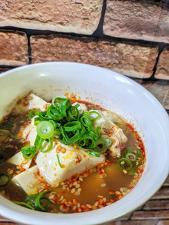 ピリ辛!魚介豆腐スープ♪-レシピのメイン写真