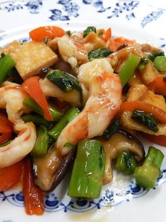 なばなと海老の旨味炒め-レシピのメイン写真
