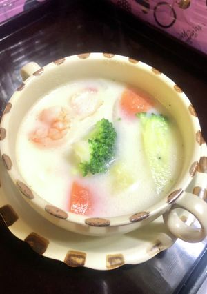 海鮮ミルクスープ　簡単時短-レシピのメイン写真