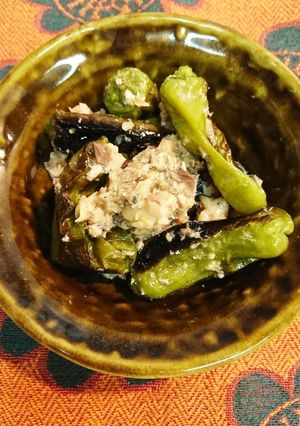 サバ缶のししとう和え-レシピのメイン写真