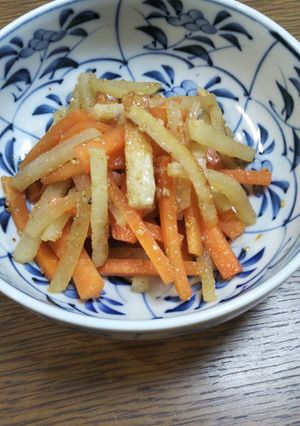 簡単!根菜とチクワのきんぴら-レシピのメイン写真