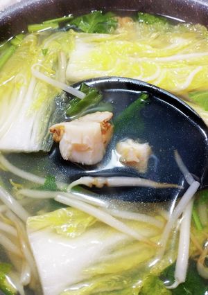 ホタテと野菜スープ-レシピのメイン写真