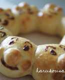 型無し簡単♡アンパンマンちぎりミルクパン