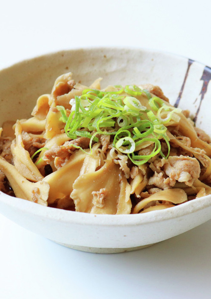 豚こま肉と舞茸の甘辛煮-レシピのメイン写真