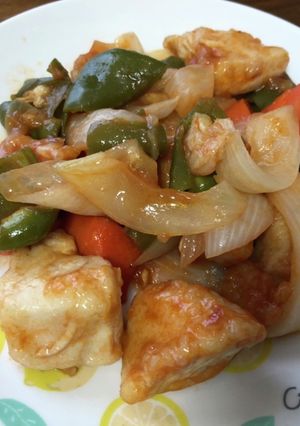 胸肉を使った揚げない酢鶏-レシピのメイン写真
